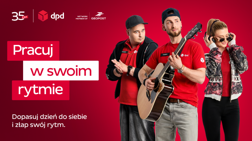 Muzyczna odsłona kampanii DPD. „Pracuj w swoim rytmie” pokazuje pasje kurierów
