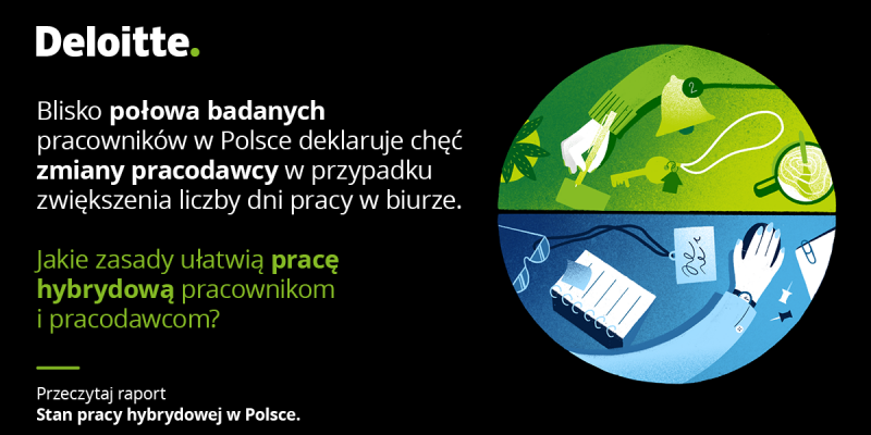 Blisko połowa zatrudnionych deklaruje chęć zmiany pracodawcy w przypadku zwiększenia liczby dni pracy w biurze