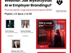 Webinar: Jak wykorzystać AI w Employer Brandingu? Case study z BGK!