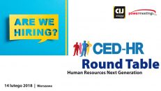 CED-HR Round Table Discussion, Warszawa, 14.02.2018