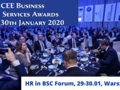 HR in BSC Forum, czyli najważniejsi przedstawiciele Shared Services centralnej i wschodniej Europy w jednym miejscu! 29-30 stycznia Warszawa.