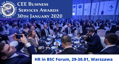 HR in BSC Forum, czyli najważniejsi przedstawiciele Shared Services centralnej i wschodniej Europy w jednym miejscu! 29-30 stycznia Warszawa.