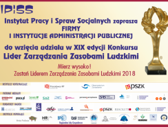 Konkurs Lider Zarządzania Zasobami Ludzkimi