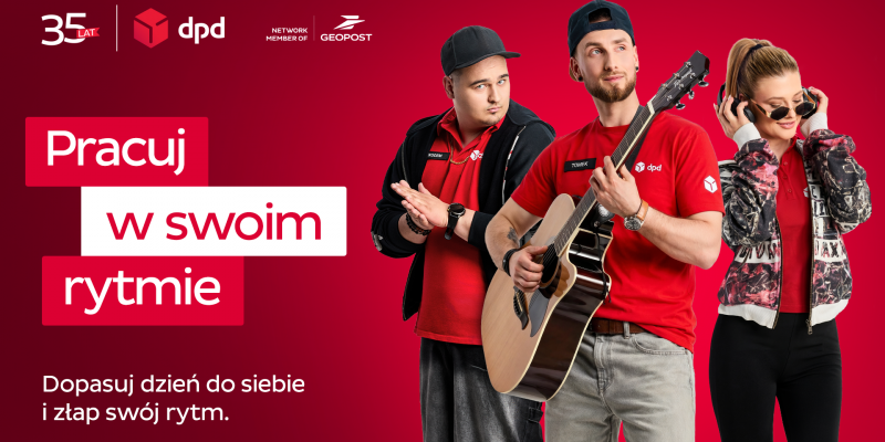 Muzyczna odsłona kampanii DPD. „Pracuj w swoim rytmie” pokazuje pasje kurierów
